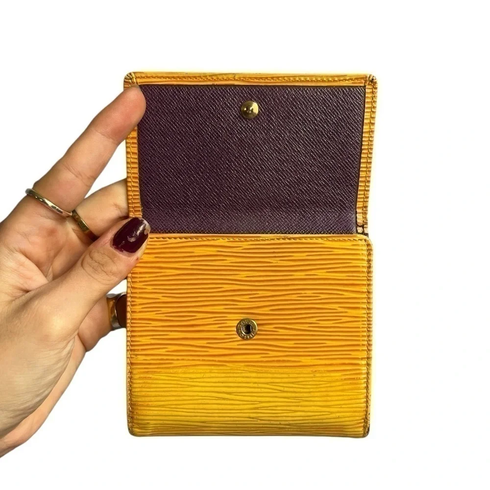 Louis Vuitton Epi Leather Tri Fold Wallet